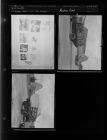 4-6 Airplane crash, Piper cub; Art exhibit (3 Negatives (October 1, 1955) [Sleeve 5, Folder d, Box 7]